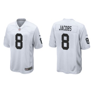 Raiders Josh Jacobs White Game Jersey