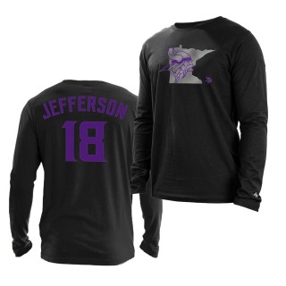 Justin Jefferson T-shirt Vikings State - Black