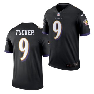 Baltimore Ravens #9 Justin Tucker Black Legend Jersey