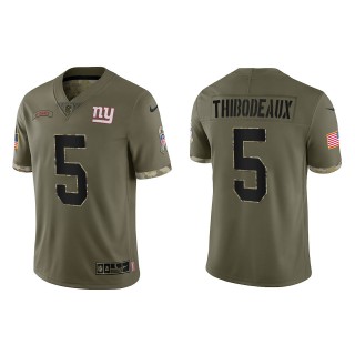 Kayvon Thibodeaux New York Giants Olive 2022 Salute To Service Limited Jersey
