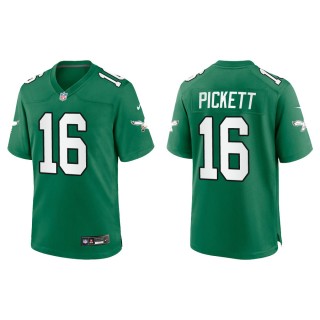 Men's Kenny Pickett Eagles Kelly Green Alternate Game Jersey