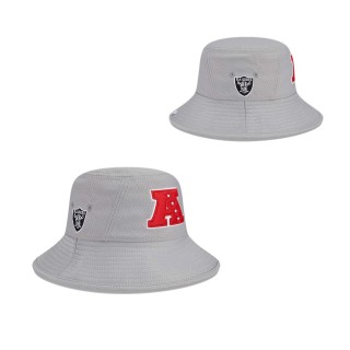 Las Vegas Raiders Gray 2024 Pro Bowl Bucket Hat