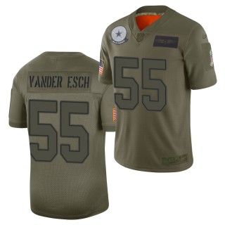 Dallas Cowboys Leighton Vander Esch #55 Camo 2019 Salute to Service Jersey