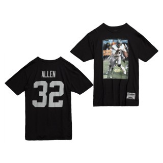 Marcus Allen Player Graphic T-shirt Raiders Black