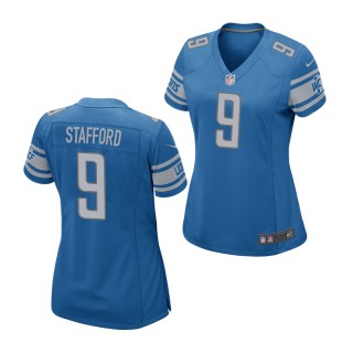 Detroit Lions Matthew Stafford Blue Game Jersey