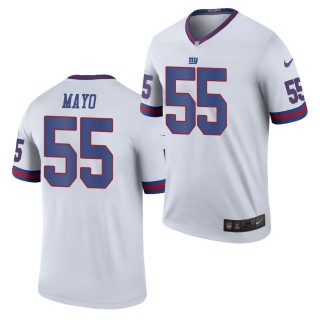 David Mayo New York Giants White Men's Color Rush Legend Jersey