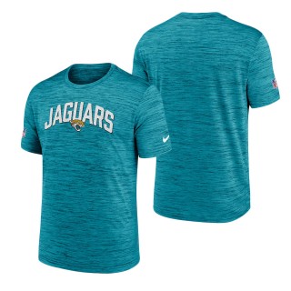 Men's Jacksonville Jaguars Teal Velocity Athletic Stack Performance T-Shirt