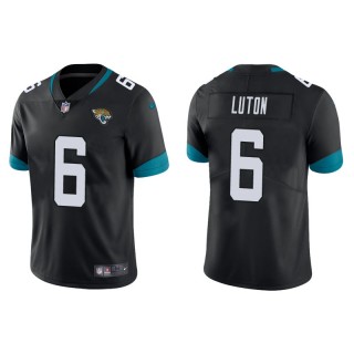 Men's Jaguars Jake Luton Black Vapor Limited Jersey