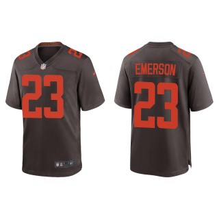 Men's Browns Martin Emerson Brown Alternate Game Jersey