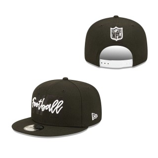 Men's Black 2022 NFL Draft 9FIFTY Snapback Adjustable Hat.png