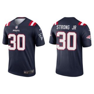 Men's Patriots Pierre Strong Jr. Navy 2022 NFL Draft Legend Jersey