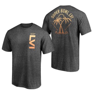 Men's Super Bowl LVI Fanatics Branded Heathered Charcoal Hollywood T-Shirt