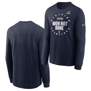 2020 NFC West Division Champions T-shirt Seahawks Navy