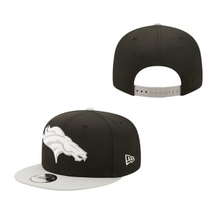 Black Gray Denver Broncos Two-Tone Color Pack 9FIFTY Snapback Hat