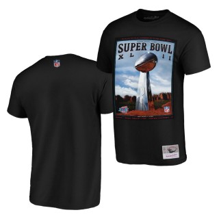 NFL Super Bowl XLII T-shirt Black Trophy Graphic