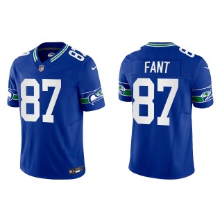 Noah Fant Seattle Seahawks Royal Throwback Vapor F.U.S.E. Limited Jersey