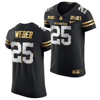 Mike Weber 2021 College Football Playoff Championship Jersey Ohio State Buckeyes Black