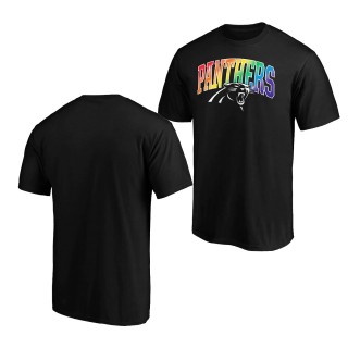 Panthers Pride Logo T-Shirt Black Colorful
