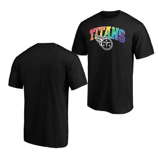 Titans Pride Logo T-Shirt Black Colorful