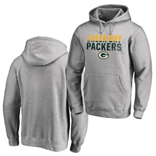 Green Bay Packers Hoodie Ash Fade Out Iconic