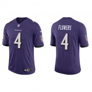 Zay Flowers Purple 2023 NFL Draft Vapor Limited Jersey