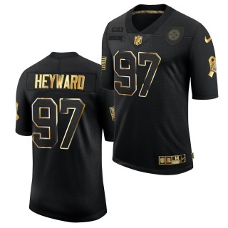 Cameron Heyward 2020 Salute to Service Jersey Steelers Black Golden Limited