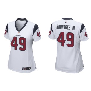 Women Larry Rountree III Texans White Game Jersey