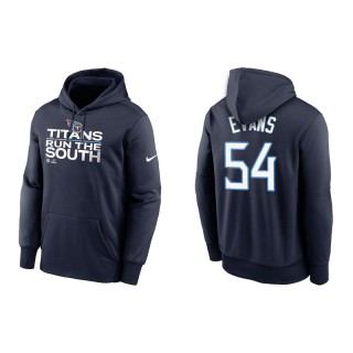 Men's Titans Rashaan Evans Navy 2021 AFC South Division Champions Trophy Hoodie