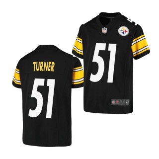 Youth Trai Turner Game Jersey Steelers Black