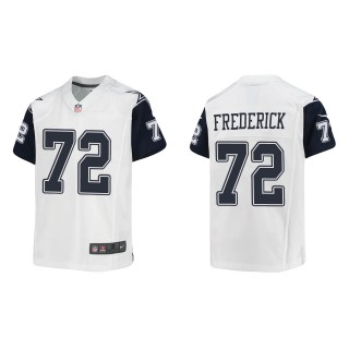 Travis Frederick Youth Dallas Cowboys White Alternate Game Jersey