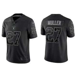 Trayvon Mullen Las Vegas Raiders Black Reflective Limited Jersey