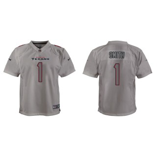 Tremon Smith Youth Houston Texans Gray Atmosphere Game Jersey