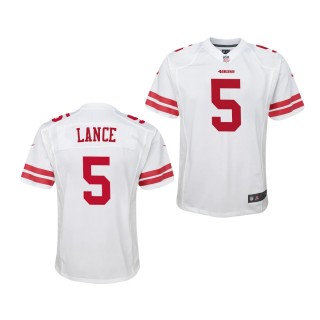 Youth Trey Lance Game Jersey 49ers White