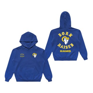 Unisex Los Angeles Rams Born x Raised Royal Pullover Hoodie