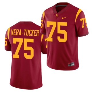 Alijah Vera-Tucker Jersey Game USC Trojans Cardinal College Football