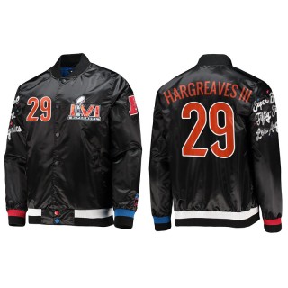 Vernon Hargreaves III Bengals Black Super Bowl LVI Jacket