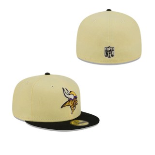 Minnesota Vikings Soft Yellow 59FIFTY Fitted Hat