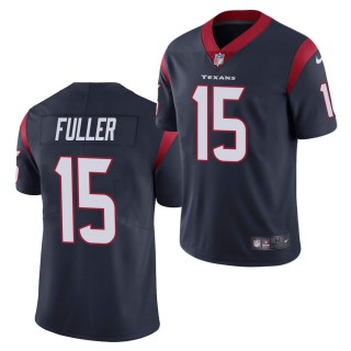 Men's Houston Texans Will Fuller #15 Vapor Untouchable Limited Jersey - Navy