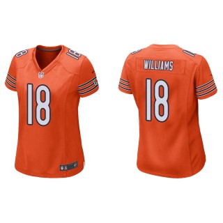 Women's Bears Caleb Williams Orange Alternate Game Jersey