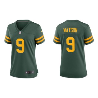 Women's Packers Christian Watson Green 2022 NFL Draft Alternate Game Jersey