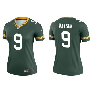 Women's Packers Christian Watson Green 2022 NFL Draft Legend Jersey