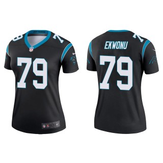 Women's Panthers Ikem Ekwonu Black 2022 NFL Draft Legend Jersey