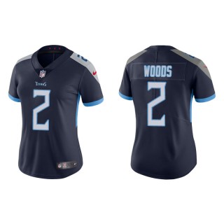 Women's Titans Robert Woods Navy Vapor Limited Jersey