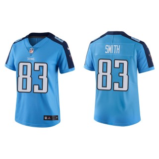 Women's Titans Rodney Smith Light Blue Vapor Limited Jersey