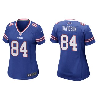 Women's Buffalo Bills Zach Davidson Royal Game Jersey