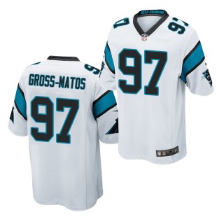 Yetur Gross-Matos Jersey Carolina Panthers 2020 NFL Draft Game - White
