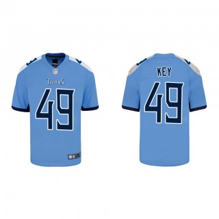 Youth Arden Key Light Blue Game Jersey