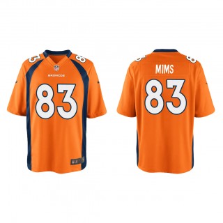 Youth Broncos Marvin Mims Orange Game Jersey