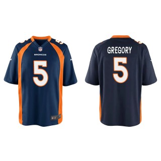 Youth Randy Gregory Denver Broncos Navy Game Jersey