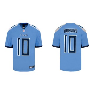 Youth Titans DeAndre Hopkins Light Blue Game Jersey